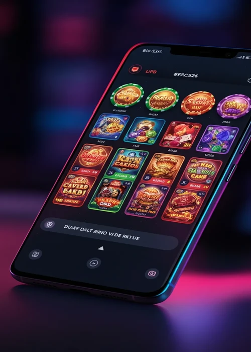 The vibrant interface of Bass Win Casino showcasing various slot games and a welcome bonus banner.